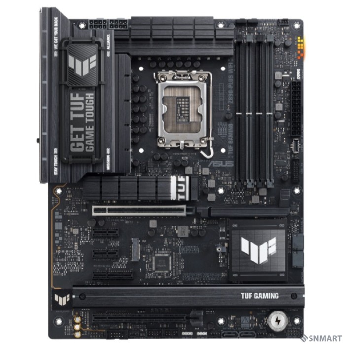 ASUS TUF GAMING Z890-PLUS WIFI (Socket 1851, ATX, 4xDDR5(192GB), DP/HDMI,1xPCIe 5.0x16/1xPCIe 4.0x16/1xPCIe 4.0x4, 2xPCIe 4.0x1, 1xLAN (2.5GbE), Wi-Fi, 4xSATA 6Gb/s, 4xM.2,1xType-C, 6xUSB 3)