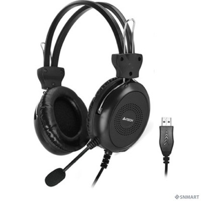 A4 HU-30 черный 2м накладные USB оголовье