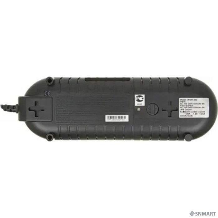 PowerCom WOW-300(A) ИБП [OffLine, 300VA/165W, Tower, 3xEURO] (41484)