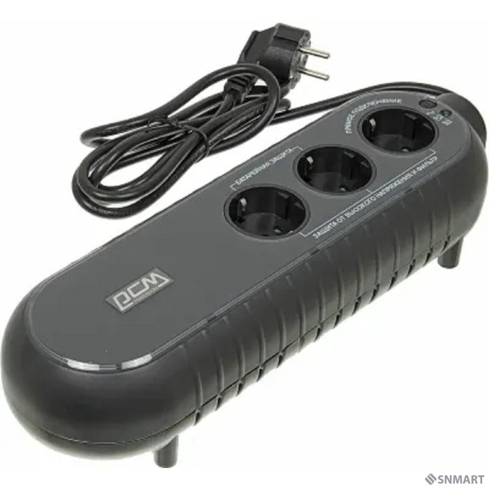 PowerCom WOW-300(A) ИБП [OffLine, 300VA/165W, Tower, 3xEURO] (41484)