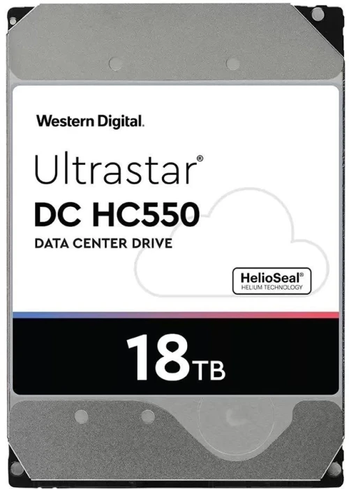 Жесткий диск (HDD) WD Ultrastar DC HC550 18 ТБ (0F38459 WUH721818ALE6L4)