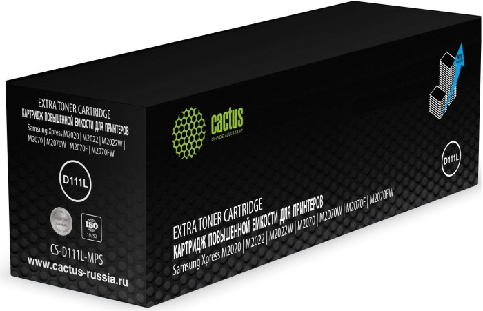 Картридж лазерный Cactus CS-D111L-MPS черный (3000стр.) для Samsung Xpress M2022/M2020/M2021/M2020W/M2070/M2070FW/M2071 /M2071FH/M2021W/M2022W/M2070F/M2070W/M2071F