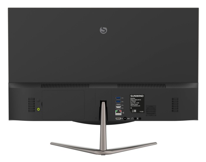 Моноблок SunWind Motion AiO 23i 23.8" Full HD i5 8279U (2.4ГГц) 8ГБ SSD 512ГБ Iris Graphics 655 CR Ubuntu БП 65W (клавиатура, мышь, камера) черный (UM23P5-8DXU01)