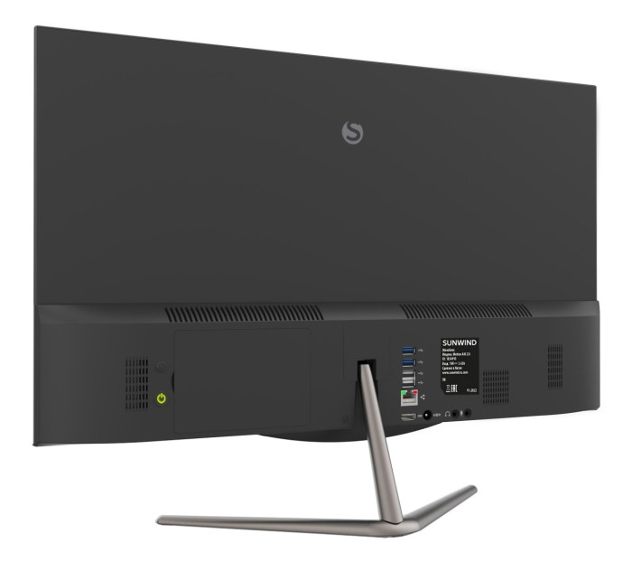Моноблок SunWind Motion AiO 23i 23.8" Full HD i5 8279U (2.4ГГц) 8ГБ SSD 512ГБ Iris Graphics 655 CR Ubuntu БП 65W (клавиатура, мышь, камера) черный (UM23P5-8DXU01)