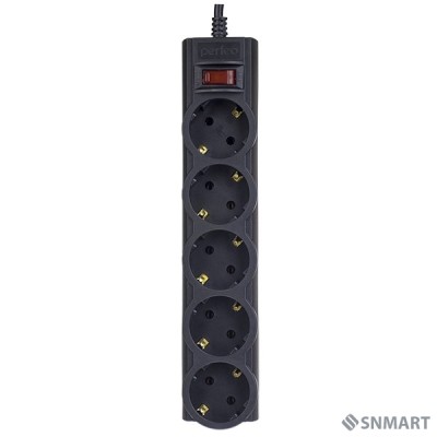Perfeo Сетевой фильтр &quot;POWERX&quot;, PF_A4714 (1,8м, 5 розеток, черный)