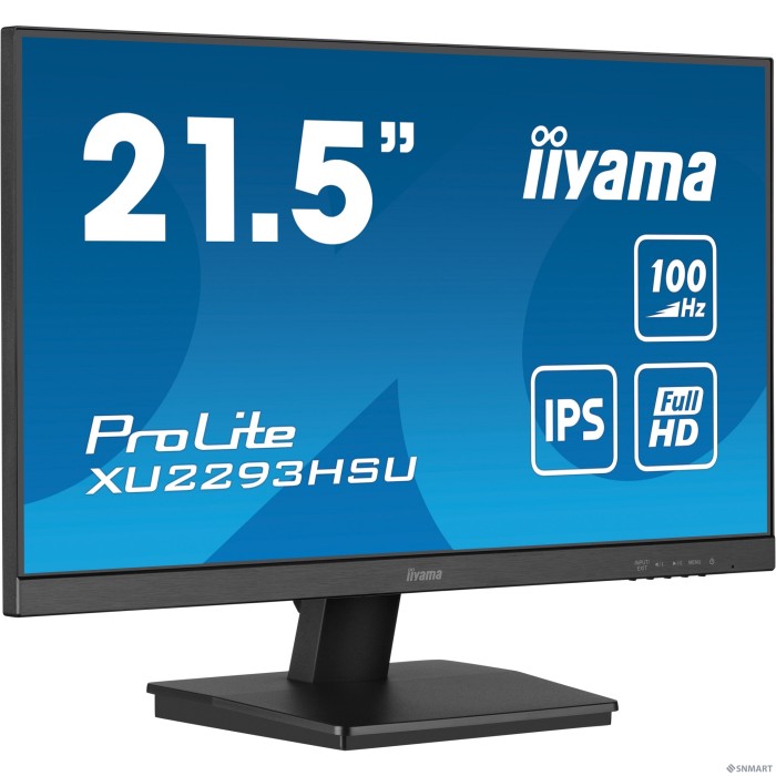 LCD IIYAMA 21.5" XU2293HSU-B7 [IPS 1920x1080 100Hz 1ms 300cd 8bit(6bit+FRC) HDMI1.4 DisplayPort1.2 2xUSB2.0 2x2W VESA]