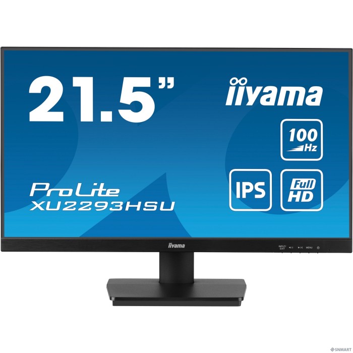 LCD IIYAMA 21.5" XU2293HSU-B7 [IPS 1920x1080 100Hz 1ms 300cd 8bit(6bit+FRC) HDMI1.4 DisplayPort1.2 2xUSB2.0 2x2W VESA]