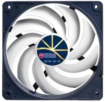 Вентилятор для корпуса Titan (TFD-12025H12ZP/KE RB) 120мм синий