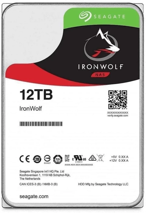 Жесткий диск (HDD) Seagate Ironwolf 12 ТБ (ST12000VN0008)