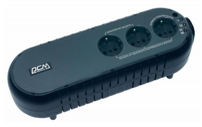 Источник бесперебойного питания Powercom WOW 700U 350Вт 700ВА черный