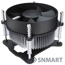 Cooler Deepcool CK-11508 [Soc-1150/1155/1156, 3pin, 25dB, Al, 65W, 245g, screw]