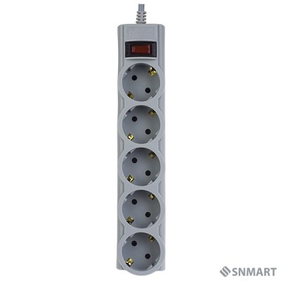 Perfeo Сетевой фильтр &quot;POWERX&quot;, PF_A4717 (3,0м, 5 розеток, серый)