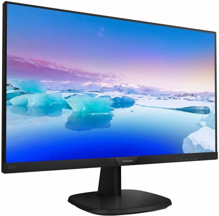 Монитор Philips 23.8" 243V7QDAB IPS FHD 75Гц черный (243V7QDAB)