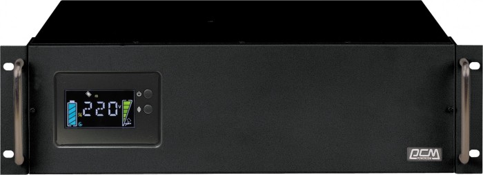 Источник бесперебойного питания Powercom King Pro RM KIN-3000AP LCD 2400Вт 3000ВА черный