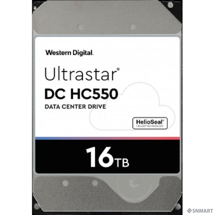 16Tb WD Ultrastar DC HC550 [SATA 6Gb/s, 7200 rpm, 512mb buffer, 3.5"] [0F38462/0F38466/WUH721816ALE6L4]