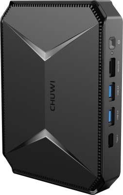 Неттоп Chuwi HeroBox N100 (мини-пк) (0.8ГГц) 8ГБ SSD 256ГБ UHDG CR Windows 11 Professional черный