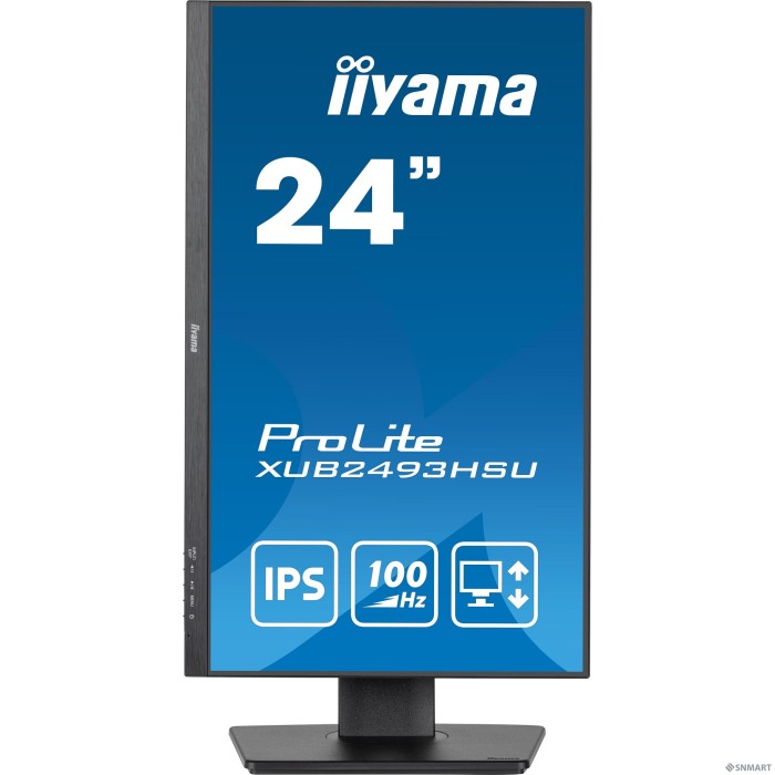 LCD IIYAMA 23.8" XUB2493HSU-B7 [IPS 1920x1080 100Hz 1ms 300cd HDMI DisplayPort USB M/M Pivot HAS]