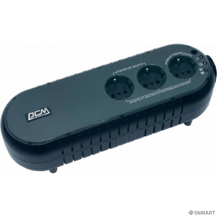 PowerCom WOW-850U ИБП [OffLine, 850VA / 425W, Tower, 4xEURO, USB] (78234)