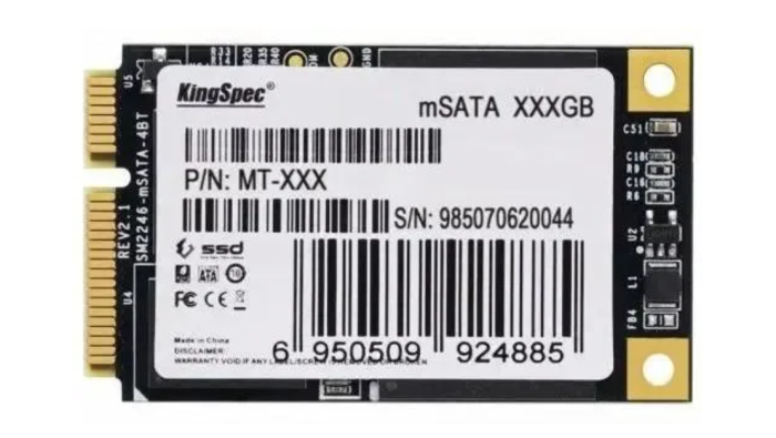 Накопитель SSD Kingspec 256 ГБ MT Series mSATA (MT-256)