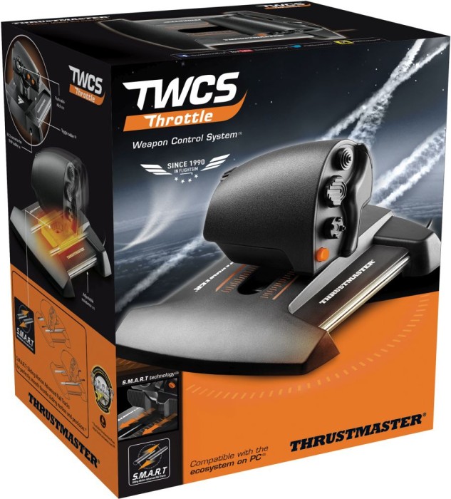 Джойстик ThrustMaster TWCS Throttle черный USB