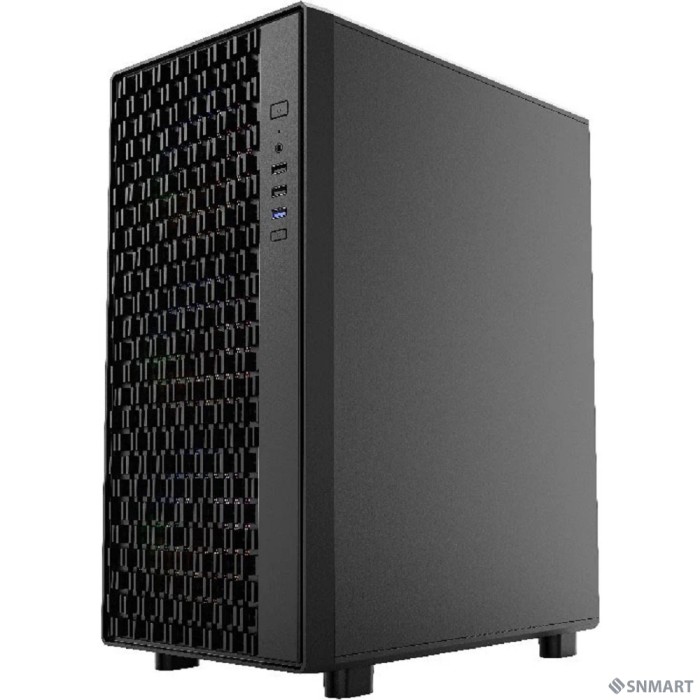 Powercase Mistral PA4B, Tempered Glass, 4x 120mm FRGB Fans, чёрный, ATX  (CMPAB-L4)