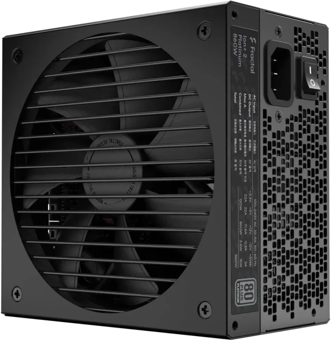 Блок питания для компьютера Fractal Design ION+2 860 Platinum 850w 140мм