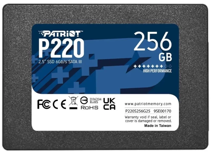 Накопитель SSD Patriot 256 ГБ P220 2.5" SATA-III (P220S256G25)