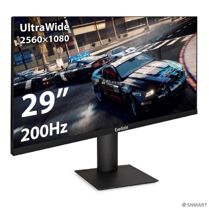LCD ExeGate 29" EC1500 Combat [IPS 2560x1080 200Hz 1ms 21:9 250cd 1000:1 178/178 2xHDMI2.0 2xDisplayPort Speakers] [EX297301RUS]