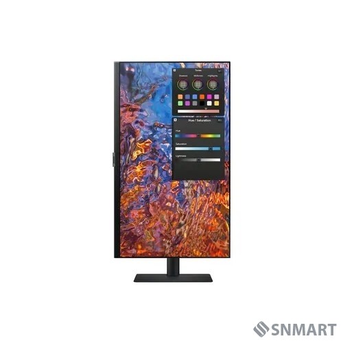 LCD Samsung 27" S27B800PXI черный [IPS 3840x2160 60Hz 1ms 400cd(350cd) 16:9 178/178 1000:1 10bit(8bit+FRC) RJ45 3xUSB3.0 USB-C HDMI2.0 DisplayPort1.4 HAS Pivot]