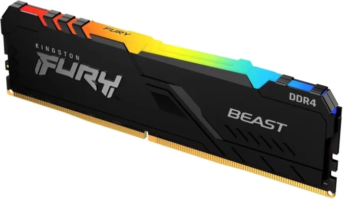 Оперативная память DDR4 Kingston Fury Beast RGB 32 ГБ 3600MHz (KF436C18BBA/32)