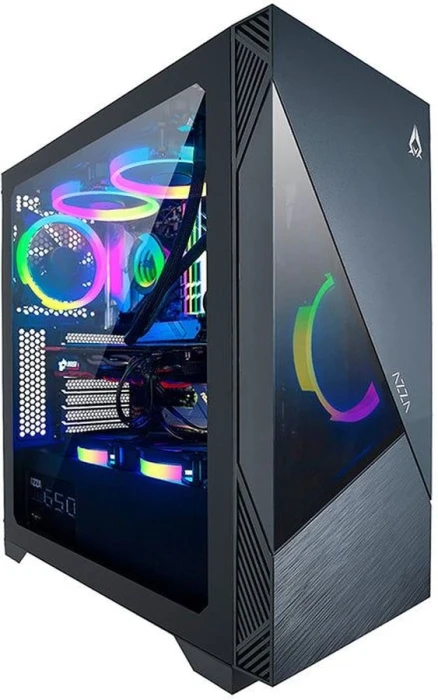 Компьютерный корпус Azza ECLIPSE черный без БП ATX