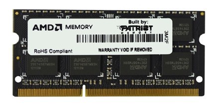 Оперативная память DDR3 SO-DIMM AMD R538G1601S2S-UO 8 ГБ 1600Mhz (R538G1601S2S-UO)