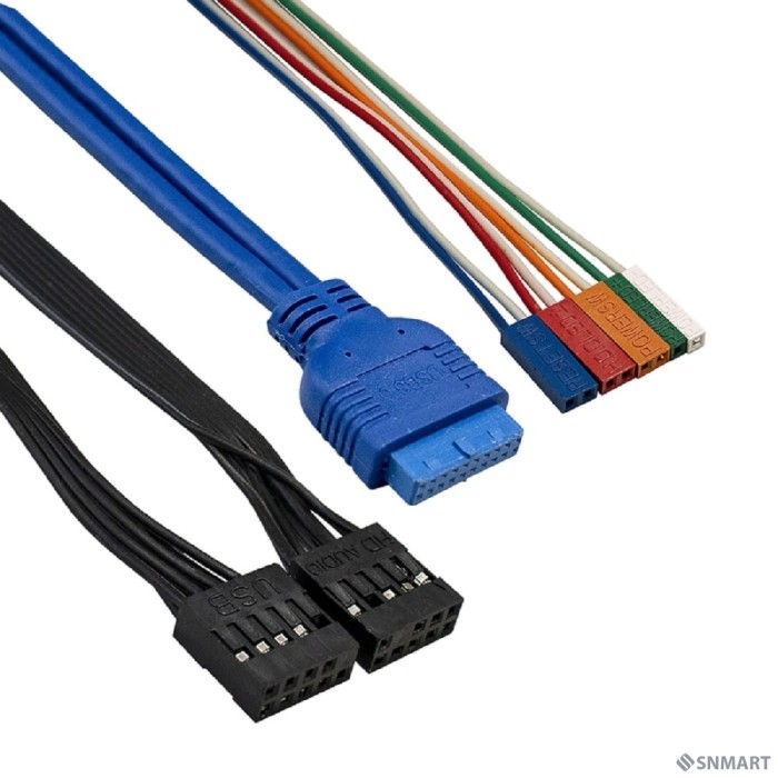 Exegate EX283238RUS Корпус Minitower ExeGate MA-372UX Black, mATX <UN500, 120mm> 2*USB+2*USB3.0, Audio