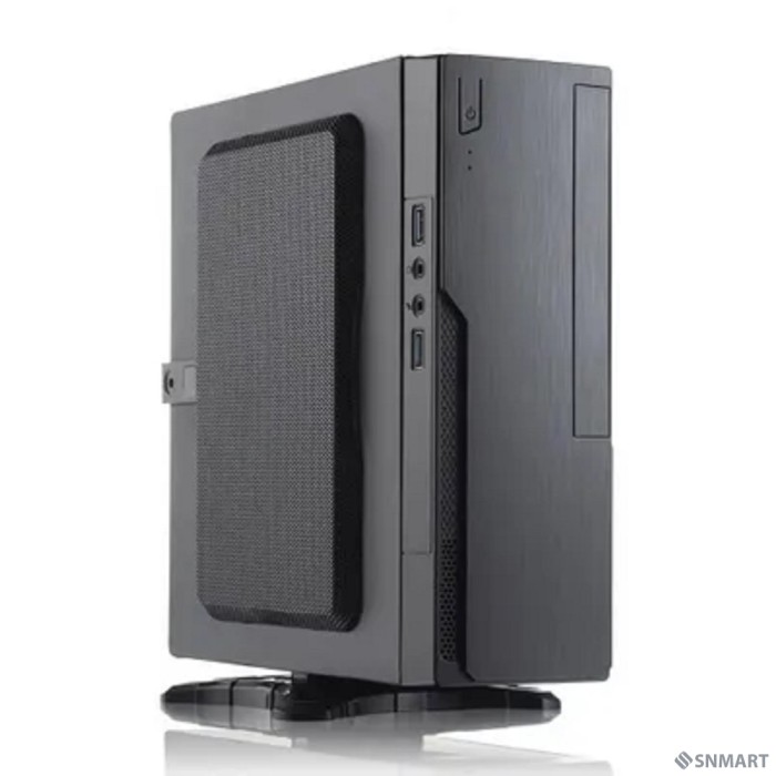 Foxline FL-BQ5-FLX220-U32  mITX, 1x5.25EXT(slim), 1x2.5INT, 2xUSB3.0, HDA, 1x40fan, w/220W TFX PSU, Tool-Free, w/1.2m EU pwr cord"