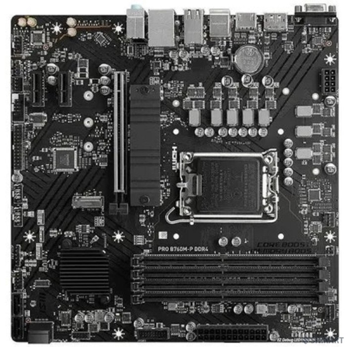 MSI PRO B760M-P [LGA1700, 4xDDR5, 1PCI-Ex16, 2PCI-Ex1,2M.2,4SATA3,1USB3.2 Gen2]
