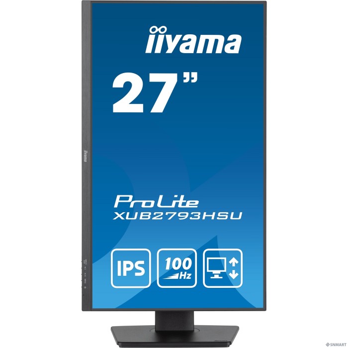LCD Iiyama 27" XUB2793HSU-B7 [IPS 1920x1080 100Hz 1ms 300cd HDMI DisplayPort USB M/M HAS Pivot]