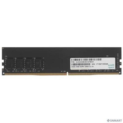 Apacer DDR4 DIMM 4GB EL.04G2V.KNH PC4-21300, 2666MHz