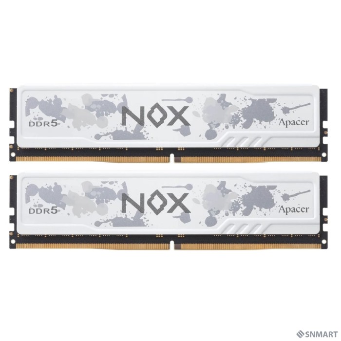 DDR5 DIMM 6000-38 2048x8 64GB 1.35V OC NOX White DDR5 w/HS RP-K2 AH5U64G60C622MWAA-2