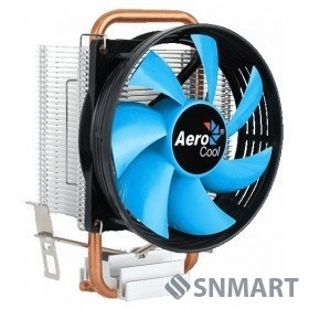 Cooler Aerocool Verkho 1-3P [Soc-FM2+/AM2+/AM3+/AM4/1150/1151/1155 3-pin 28dB Al+Cu 100W 280gr] Ret