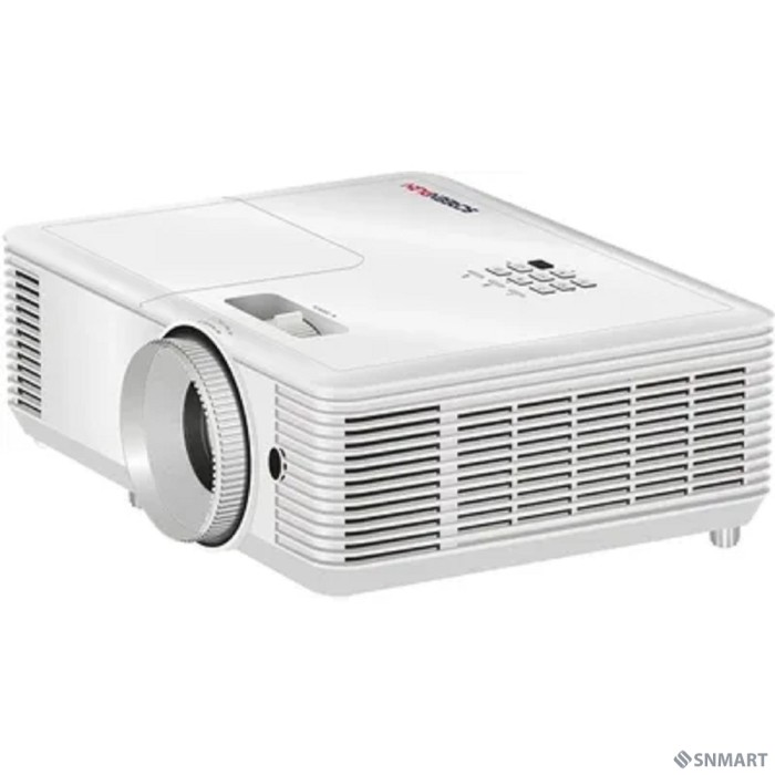 INFOCUS SP126 Проектор ScreenPlay [DLP, 4000 lm, WXGA, 30 000:1, 1.54~1.72:1, HDMI 1.4, VGA in, S-Video, 3.5mm in/out, USB-A, лампа 15 000ч.(ECO mode), 3W, 27дБ, 2,9 кг, БЕЛЫЙ]