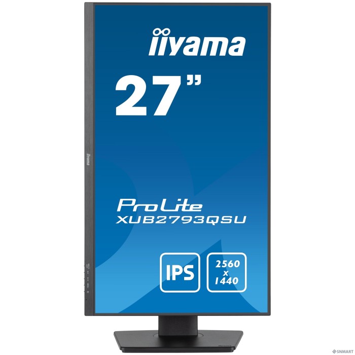 LCD Iiyama 27" XUB2793QSU-B7 [IPS 2560x1440 100Hz 1ms 300cd HDMI DisplayPort USB M/M HAS Pivot]