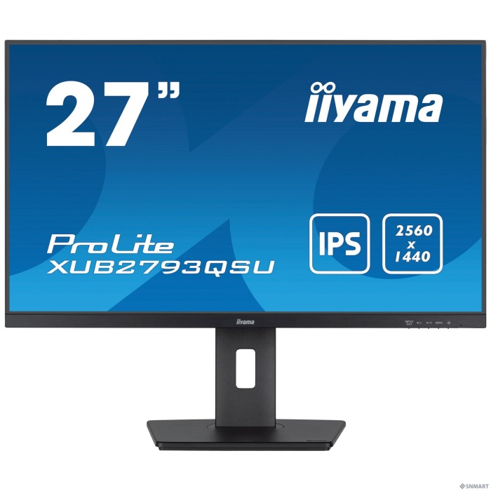 LCD Iiyama 27" XUB2793QSU-B7 [IPS 2560x1440 100Hz 1ms 300cd HDMI DisplayPort USB M/M HAS Pivot]