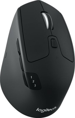 Мышь Logitech M720 Triathlon черный оптическая (1000dpi) беспроводная BT/Radio USB (6but)