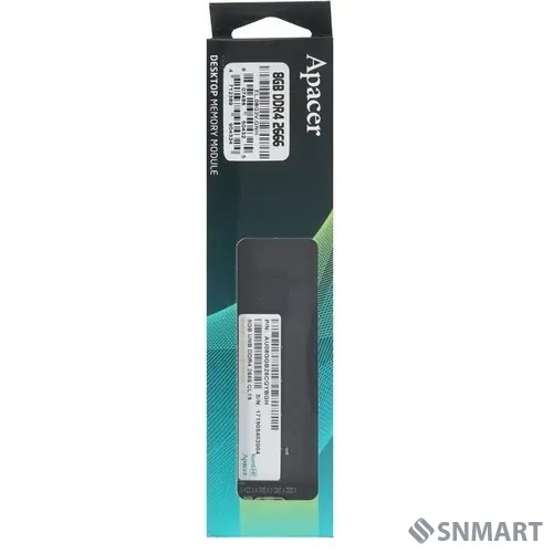 Apacer DDR4 DIMM 8GB EL.08G2V.GNH PC4-21300, 2666MHz (AU08GGB26CQYBGH) RTL/OEM