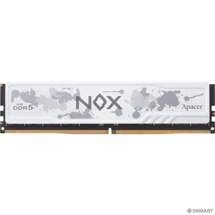 DDR5 DIMM 6200-40 2048x8 16GB 1.35V OC NOX White DDR5 w/HS RP AH5U16G62C532MWAA-1