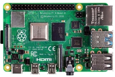 ПК Мини Raspberry Pi 4 Model B BCM2711 (1.5) 1Gb CR noOS GbitEth WiFi BT (RA544)