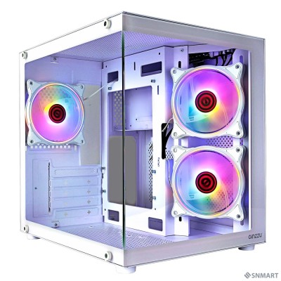 Ginzzu V250  White 3*FAN 12LD4