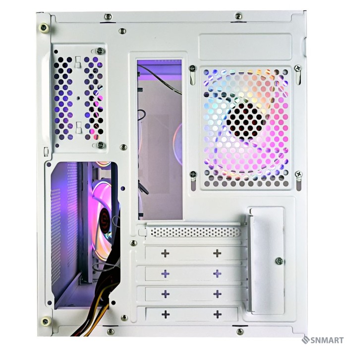 Ginzzu V250  White 3*FAN 12LD4