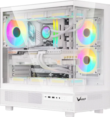 Компьютерный корпус Formula Crystal Z8 белый без БП ATX