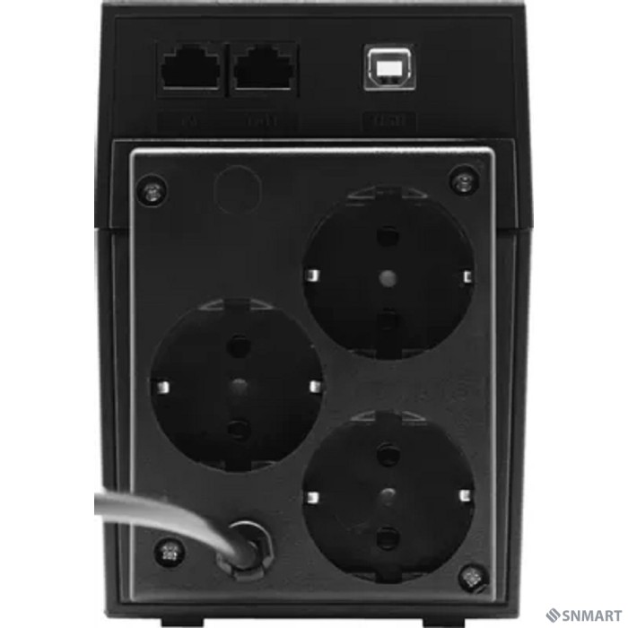 PowerCom Raptor RPT-600AP EURO ИБП [Line-Interactive, 600VA / 360W, Tower, 3*EURO,RJ-11/RJ-45 , USB] [859793]